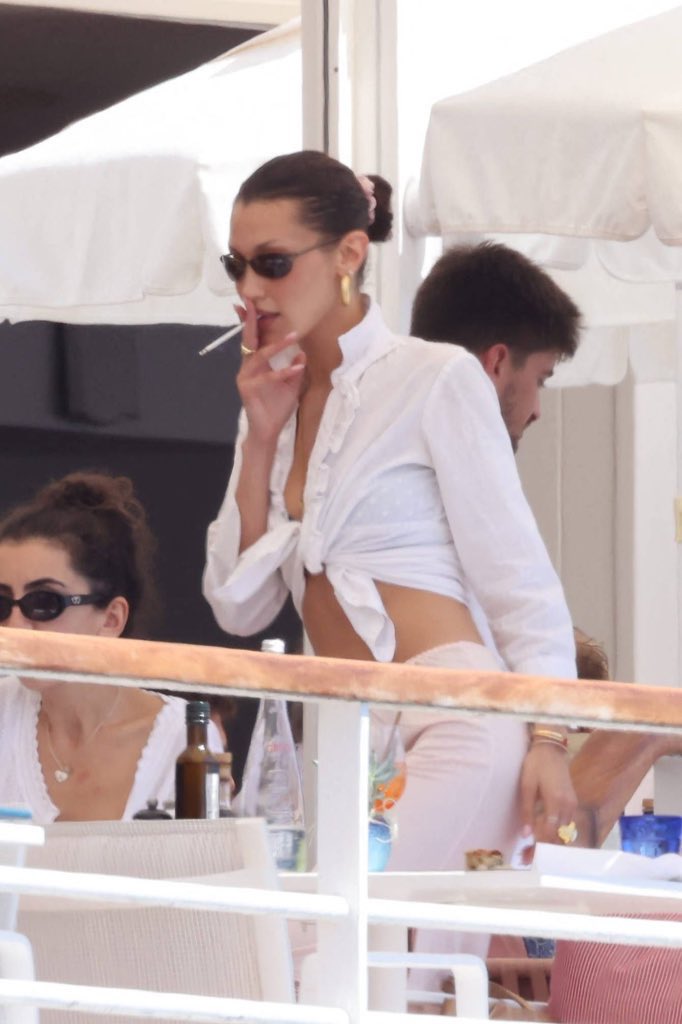 Throw away your vapes Bella Hadid just made smoking cigarettes cool again