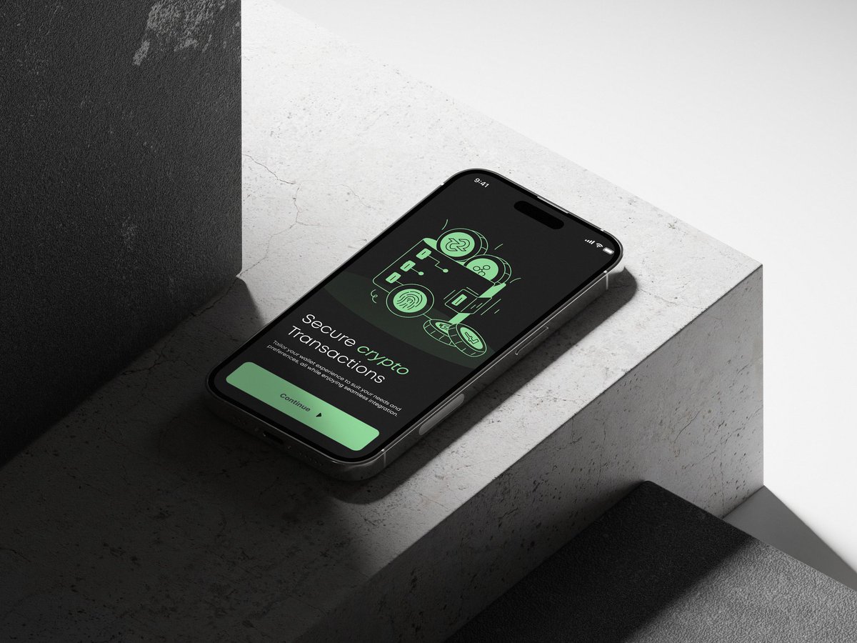 king_goodness's tweet image. It&apos;s day 27👍
Designed the seed phrase screens for a cryptocurrency wallet  on @figma

Experimented a bit with the green and glass morphism 

#30daysofweb3design #Web3 #wallet #web3productdesigner #Defi #blockchain #uiux #productdesign #figma
