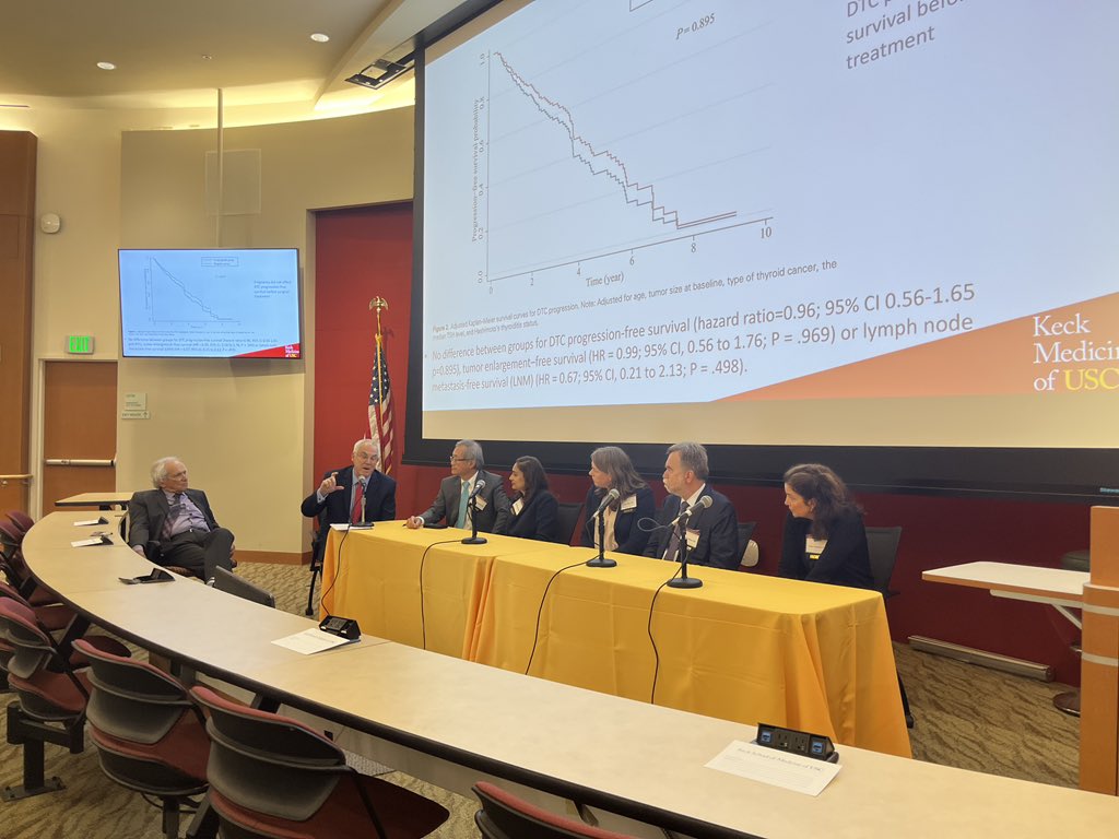 Trevor E Angell MD (@doctorangell) on Twitter photo The panel fielding questions about #thyroidcancer with Dr. Peter Singer at the
#USCThyroudSymposium.
<a href="/kanikshadesai/">Kaniksha Desai</a>
<a href="/EndoSurgSF/">Quan-Yang Duh</a>
<a href="/Bianco_Lab/">Antonio C Bianco</a>
Dr. Tylee
Dr. Tuttle
Dr. Haymart
#endotwitter #thyroid The panel fielding questions about #thyroidcancer with Dr. Peter Singer at the
#USCThyroudSymposium.
<a href="/kanikshadesai/">Kaniksha Desai</a>
<a href="/EndoSurgSF/">Quan-Yang Duh</a>
<a href="/Bianco_Lab/">Antonio C Bianco</a>
Dr. Tylee
Dr. Tuttle
Dr. Haymart
#endotwitter #thyroid