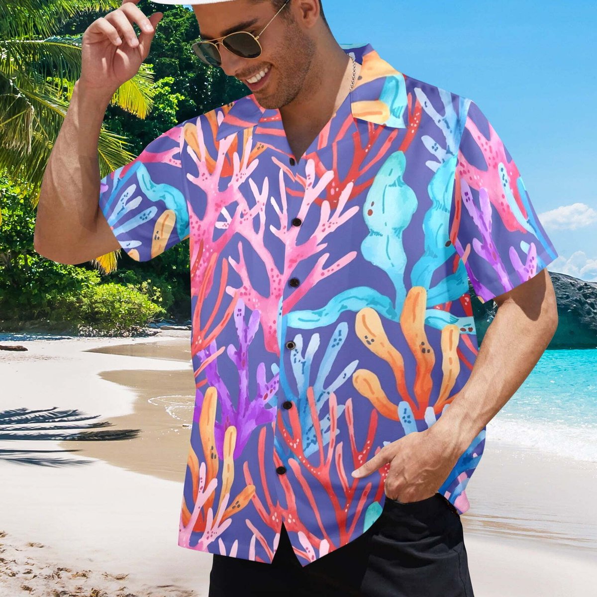 Full Coral now at Walmart. 25 different designs.  imaginariumdepot.us/WM-Mens-Hawaii… 
#fathersdaygifts #giftsfordad #DadGifts #fathersdayideas #giftideasfordad #beachwear #hawaiianshirt #beachvibes #alohalife #tropicalvibes