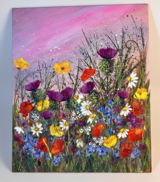 🌸Thistles and wildflowers acrylic painting on canvas board #MHHSBD #CraftBizParty #shopindie #TheCraftersUK 

etsy.com/uk/listing/144…