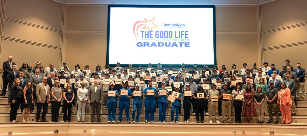 Congratulations to the 104 #GoodLifeSolutionProgram graduates who will be joining the Hampton Roads workforce with our 25 employers following graduation. Since 2018, @NHREC_VA has placed over 400+ GLS graduates into the regional economy! #LeadBoldly #FutureReady #NextGenWorkforce