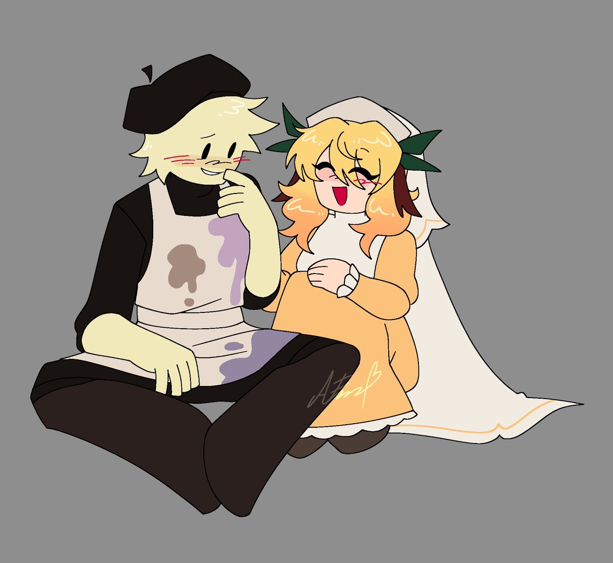 dearestmistakes's tweet image. The Painter and The Nun
#intotheabyssroblox #itaroblox #robloxita #roblox