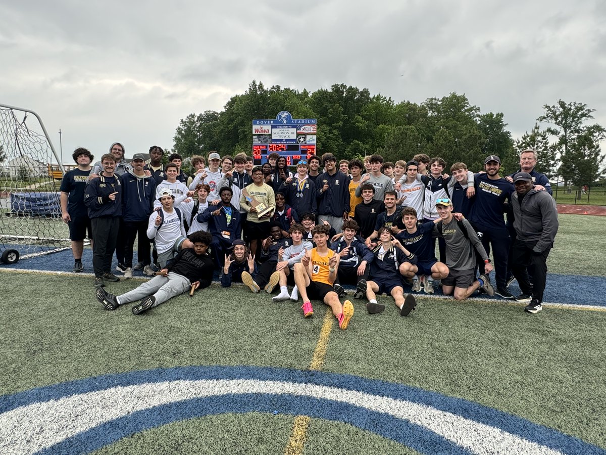 Congratulations to our DIAA D1 Boys Champions! #diaa #delhs #salesianumathletics