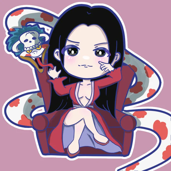 おはよーございます( '▽`)  #ハンコック #ワンピース #ONEPIECE