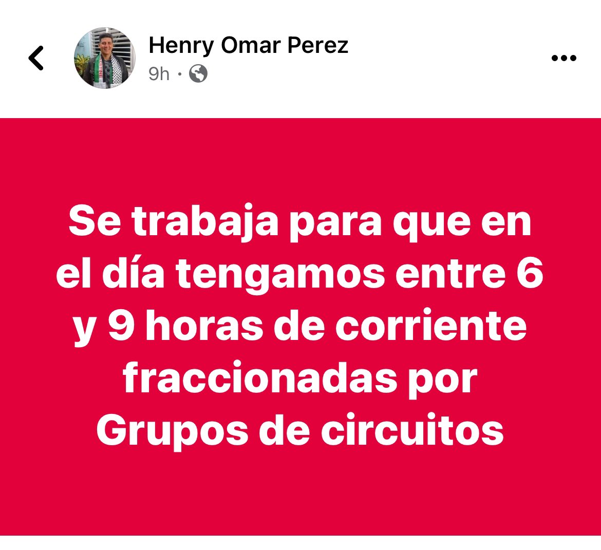 ¡Ah, bueno! En un futuro, si todo sale bien, llegaremos a 6 a 9 horas con electricidad. 🥴
#CubaEstadoFallido 
#BajasExpectativas
#Cuba #CubaPaLaCalle