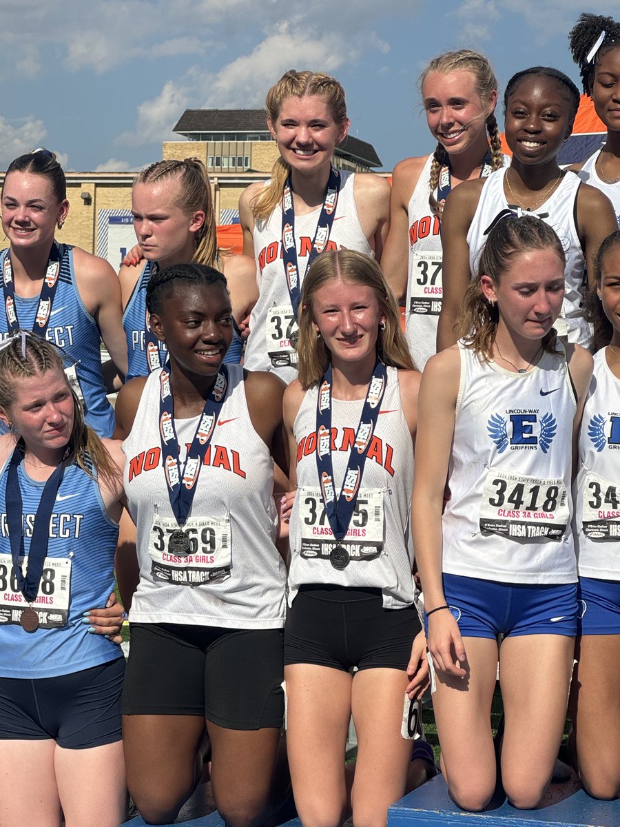 NCHS 2nd in 4 x 400 relay- what a joy to cover these girls