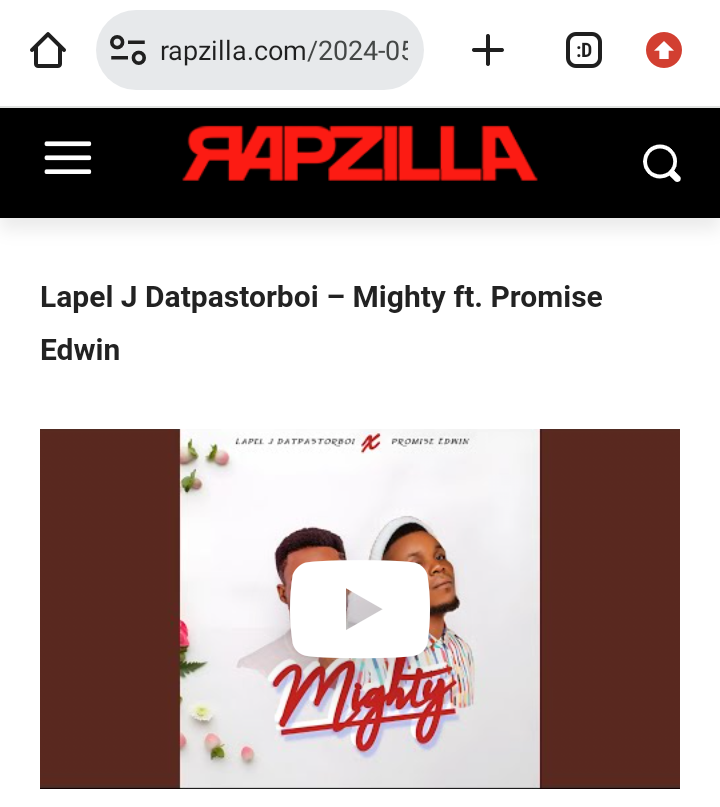 lapel_j's tweet photo. My New song MIGHTY feat. Promise Edwin
Made it to the biggest Christian hiphop blog in the world Rapzilla.

Go check it out Fam❤️

👉https://t.co/M3D4y6qlCe

Thank you Jesus 🙏🌎🚀

Thank you @Rapzilla 

#Mighty
#Afrogospel
#where_i_am_to_the_world https://t.co/X4JgIzjv8n