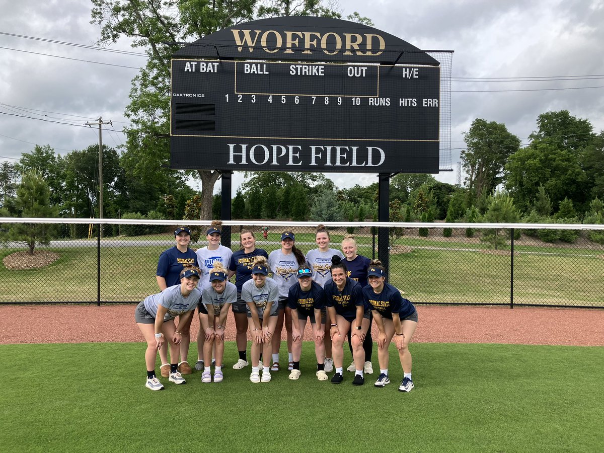 PSCSoftballWV's tweet image. Thank you to Wofford College for allowing us to use their softball facility to practice in our preparation for the World Series games! Game 1 will be at 11am on Monday May 20th! Go Lady Cats!!