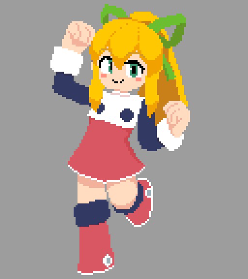 ロールちゃん#pixelart #ドット絵 