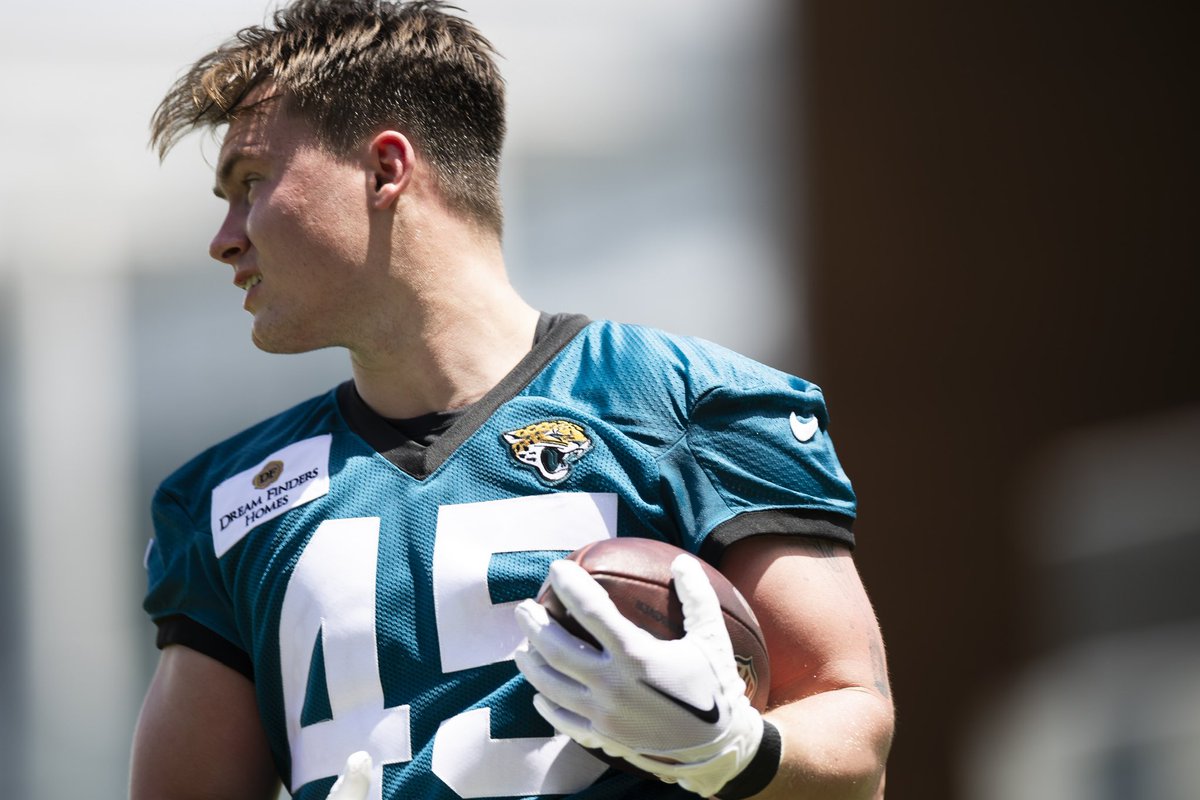 PHOTO: TE Josh Lingenfelter at Jaguars rookie minicamp one week ago #ArmyFootball 📸 Jacksonville Jaguars