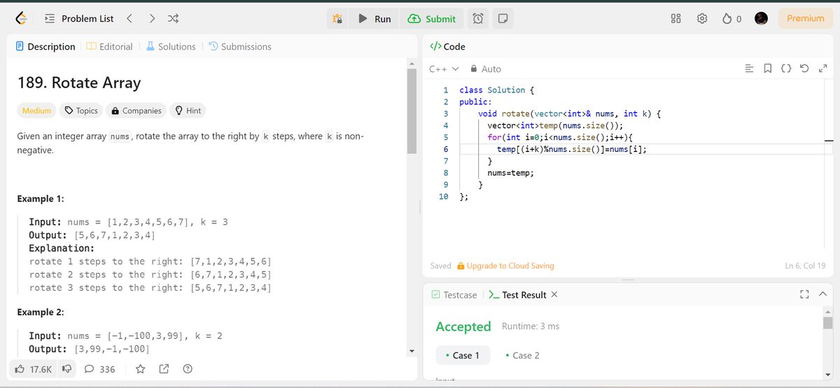AyushRathaur8's tweet image. Day 8 of solving Leetcode/Coding Ninja&apos;s problemb:-          #LeetCode #CodingNinja #75daysCodingChallenge