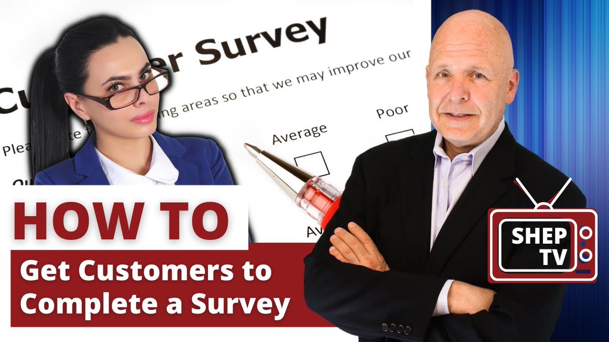 The next time you want customer feedback in the form of a survey, send it quickly and make it short. Then, watch for an increase in the number of customers who respond. youtu.be/21eaZ8ydDpI?si… #customerservice #customerexperience #CX
