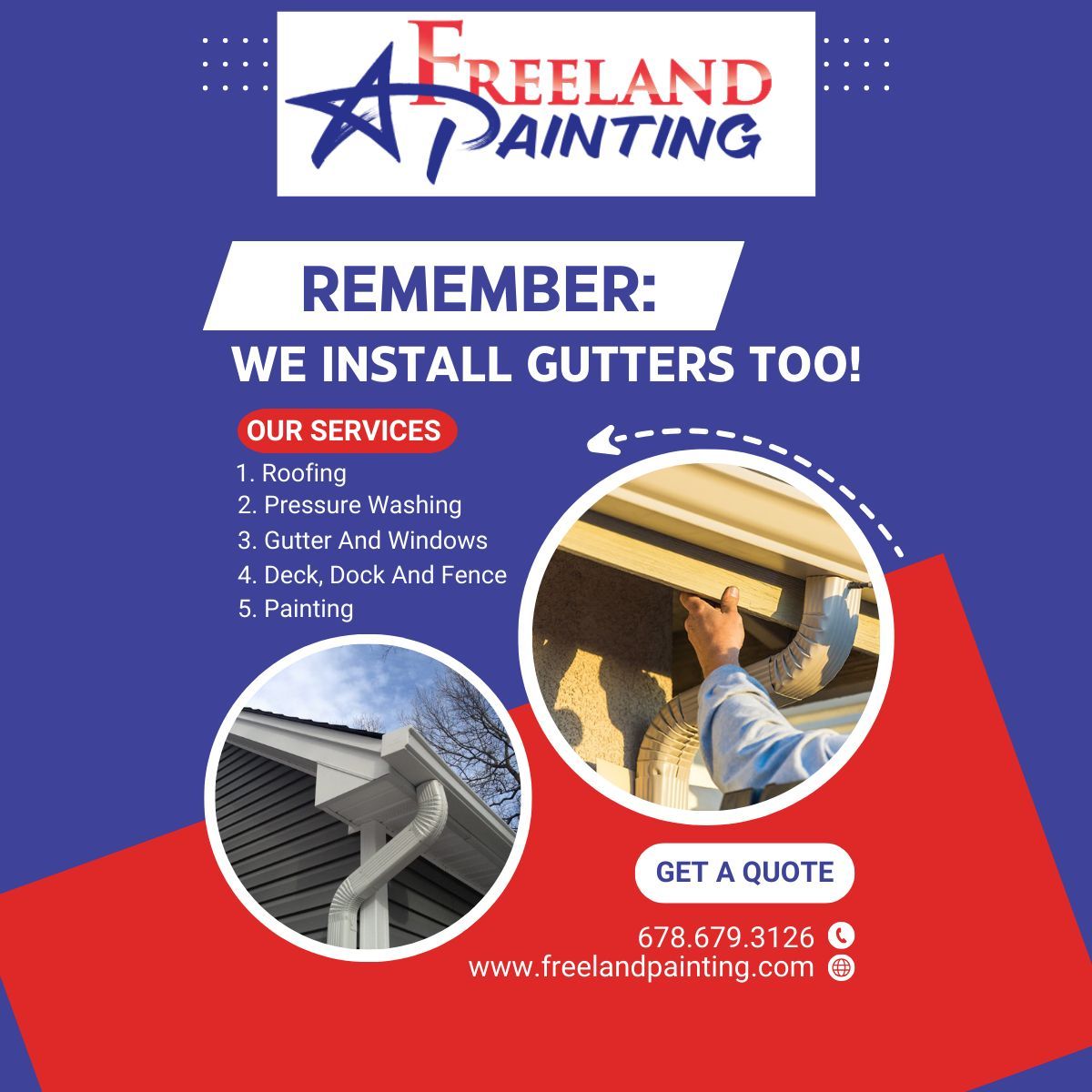 #Gutters #GutterInstallation #GutterCleaning #RainGutters #GutterRepair #GutterMaintenance #LeafGuard #Downspouts #RainwaterManagement #GutterProtection #HomeMaintenance #GutterGuards #WaterDrainage #RoofGutters #GutterSolutions 
buff.ly/3ZH6044