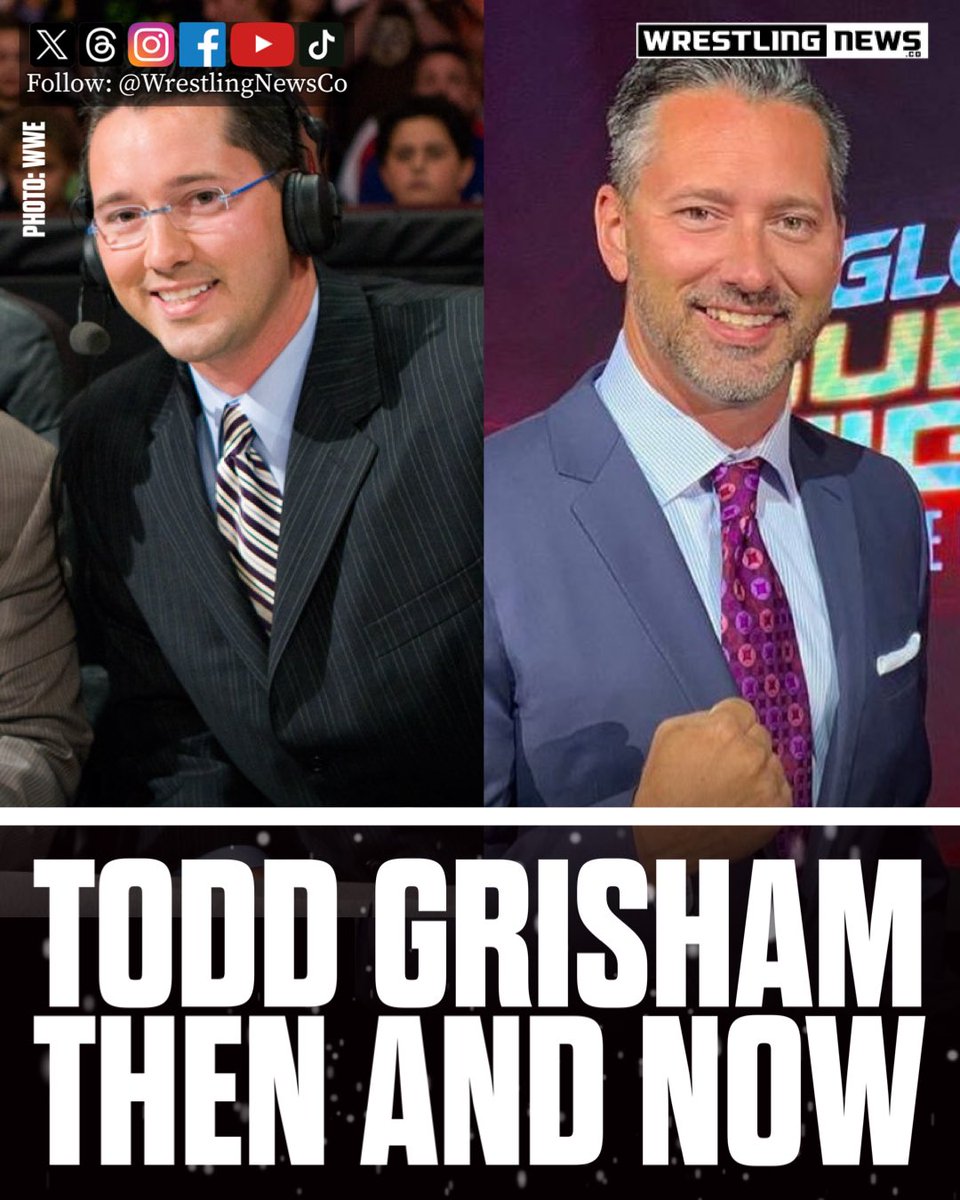 Todd Grisham is doing well since his days in wrestling. He went from calling WWE matches to calling Tyson Fury’s fight. 👏