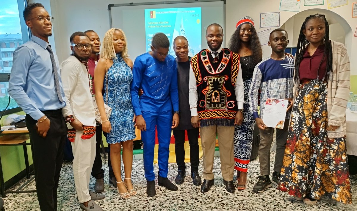Speaking with hundreds of young people at the AECT auditorium in Torino Italy today, I felt more like a native Cameroonian than ever before. I shared my perspective, experience, and personal leadership path with them, as well as my vision for Cameroon, it was simply awesome.