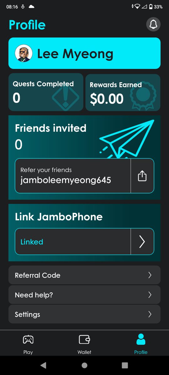 Myeong428's tweet photo. I just claimed my GUI rewards on Jambo!!! #jamboGUI @JamboTechnology @guiinuonaptos #jambogui

https://t.co/qrT1mn3rIr
jamboleemyeong645 https://t.co/Bq4ZultRhO
