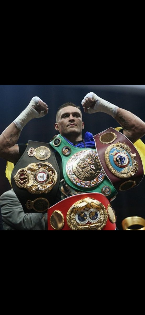 Let's fucking go!!! #WARUSYK #UNDISPUTED #AllTHEBELTS