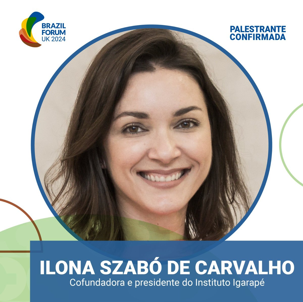 <a href="/blogdosakamoto/">Leonardo Sakamoto</a> Ilona Szabó de Carvalho está confirmada na edição desse ano!

<a href="/IlonaSzaboC/">Ilona Szabó 🇧🇷</a> é empreendedora, cofundadora e presidente do Instituto Igarapé, focado em segurança pública, digital e climática. Ela estará na mesa que vai debater a relação entre violência e desmatamento na Amazônia.