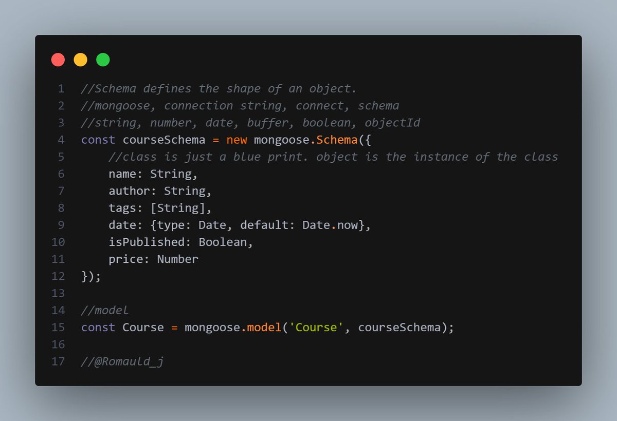 user_x_dev's tweet image. Day 18 of #100dayofcoding
◀️A Mongoose model: is a wrapper of the Mongoose schema which provides an interface for the database to create, query, update, and delete records, ensuring data integrity and facilitating seamless interaction between the application and the database. #md