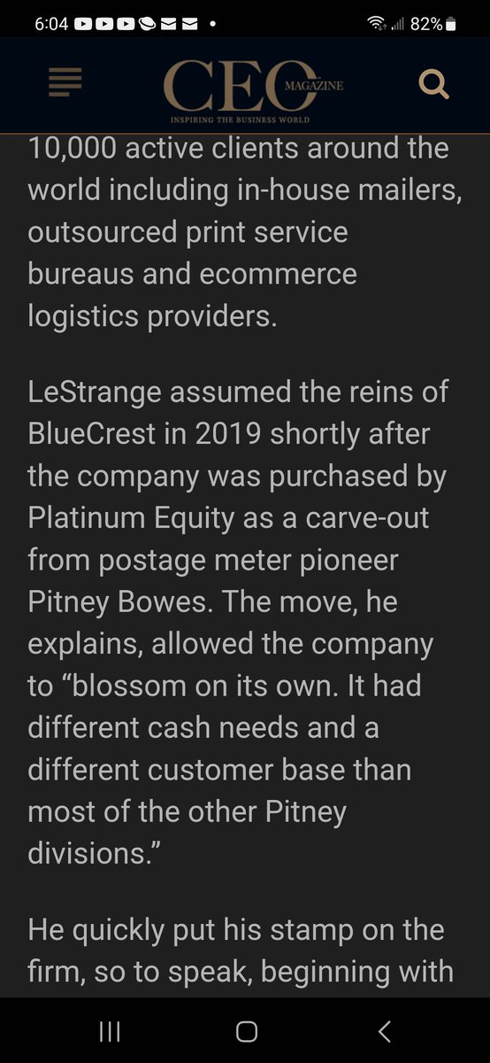 What if I told you the owner of the Detroit Piston Tom Gores, is also the owner of Platinum equity. Platinum equity ,acquired Bluecrest in 2019. Bluecrest mail sorters processed 20% of mail in ballots in the 2020 election. Tom Gores and Detroit Pistons ,partnered up with Michigan