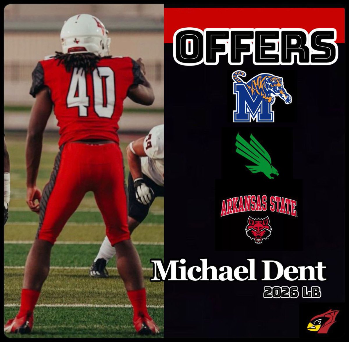 First 3️⃣ Offers #Grateful @CoachPatmon @DVCardinalsFB @CoachAMatt @CoachTuck03 @GPowersScout @MarshallRivals @AWilliamsUSA @gabrieldbrooks @TXTopTalent @tdrecruits @JScruggs247 @CJVogel_OTF @samspiegs #RecruitDV🔴