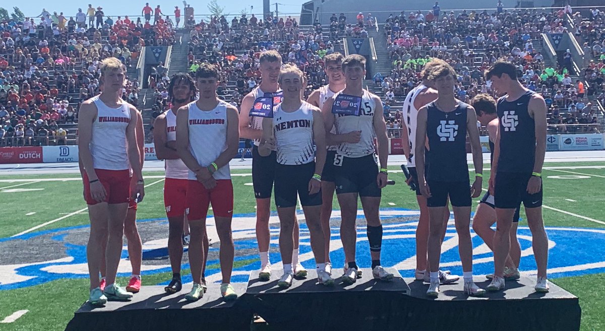 Congratulations 🎉🎊🎈 Sprint Medley Class 3A Champions!