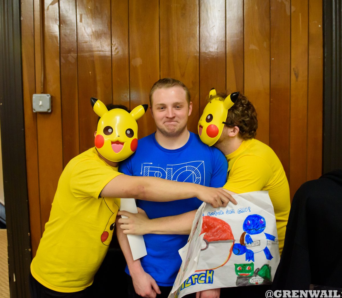 This Pokémon Trainer did a poor job of controlling their Pikachu's the other night. @WrestlingOpen