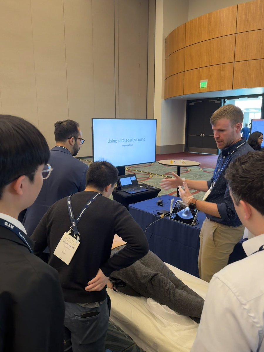 Anna Neumeier (@anna_neumeier) on Twitter photo Daniel Gergen, F3 <a href="/DenPulm/">Colorado Pulmonary and Critical Care Fellows</a>, future faculty <a href="/CU_PSCCM/">CU Pulmonary & Critical Care Medicine</a> sharing some POCUS pearls at #ATSRBC2024 Daniel Gergen, F3 <a href="/DenPulm/">Colorado Pulmonary and Critical Care Fellows</a>, future faculty <a href="/CU_PSCCM/">CU Pulmonary & Critical Care Medicine</a> sharing some POCUS pearls at #ATSRBC2024