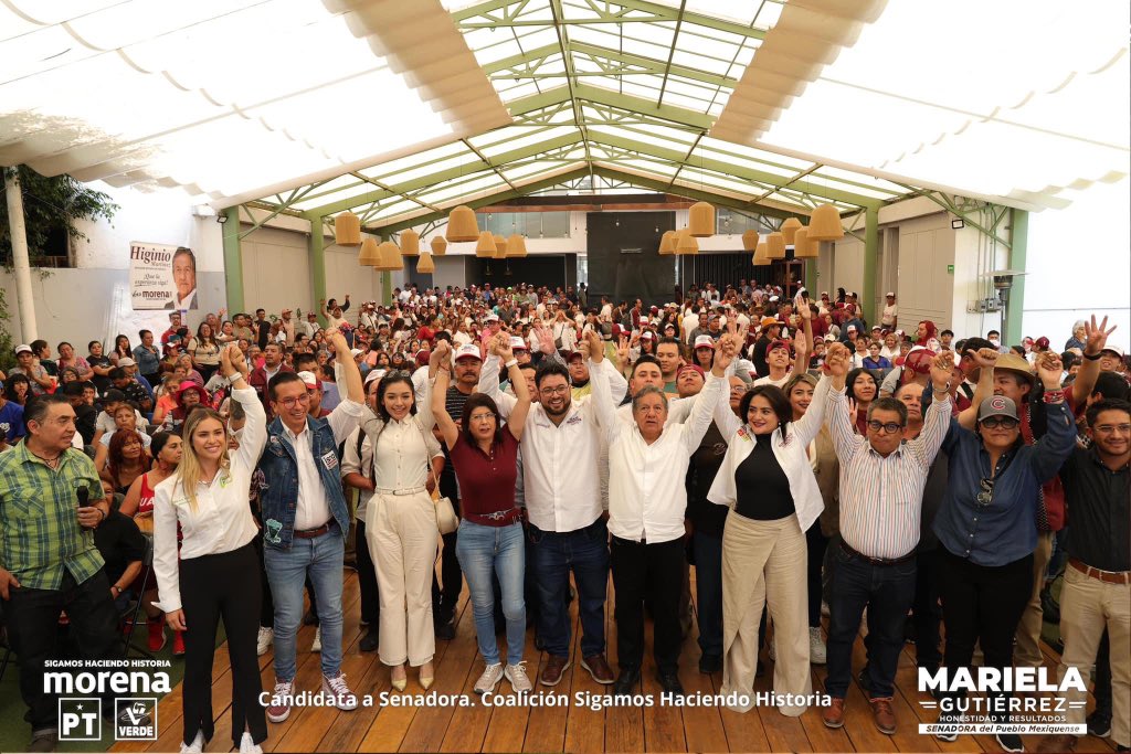 Estuve en #NicolásRomero, #Naucalpan, #Huixquilucan y #SanMateoAtenco con candidatas y candidatos de la #4T. El ánimo y los aires que se respiran en estos municipios son de transformación y continuidad. ¡Vamos a ganar! #SenadoraDelPuebloMexiquense #SigamosHaciendoHistoria