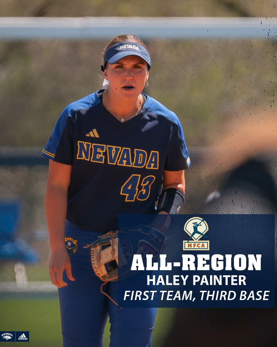 Nevada_Softball's tweet photo. The best in the West! ☀️

@haleyy43 @bgilliano12 @gabbyyherreraa and @aaliyahjenkinss were named to the NFCA All-West Region Teams! 

#BattleBorn https://t.co/hwWzk6cKKy