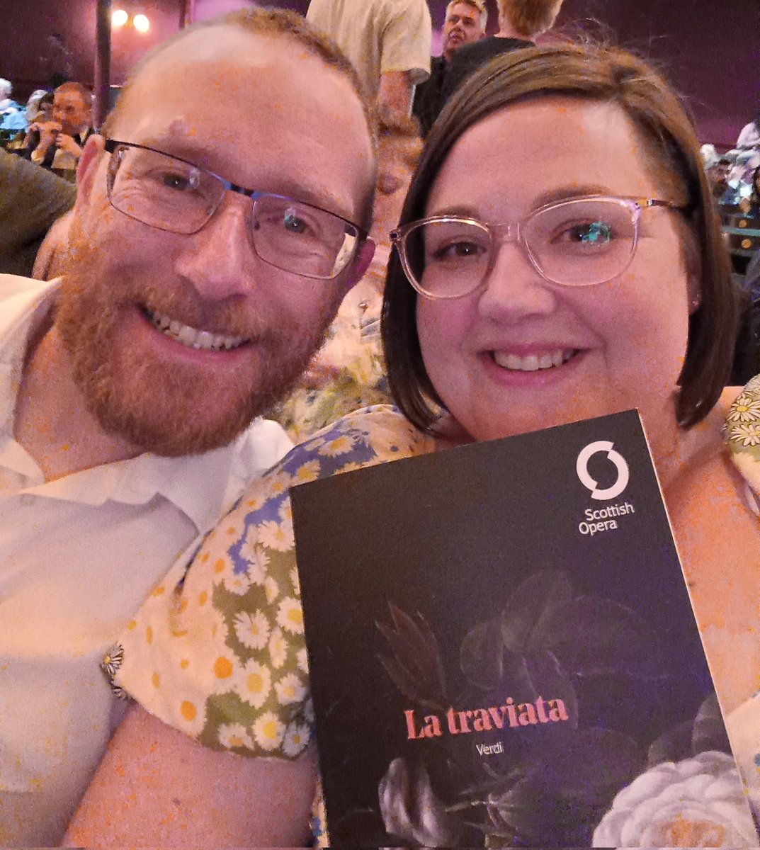 LindaCorbett32's tweet photo. That was phenomenal. La Traviata once again makes me cry. Hye-youn Lee was superb as Violetta. Absolutely terrific 😍 . Well done to everyone. Once again lovely to see familiar faces in the chorus 🥰#scottishopera #SOOpera #latraviata https://t.co/Ho7UiyBofW