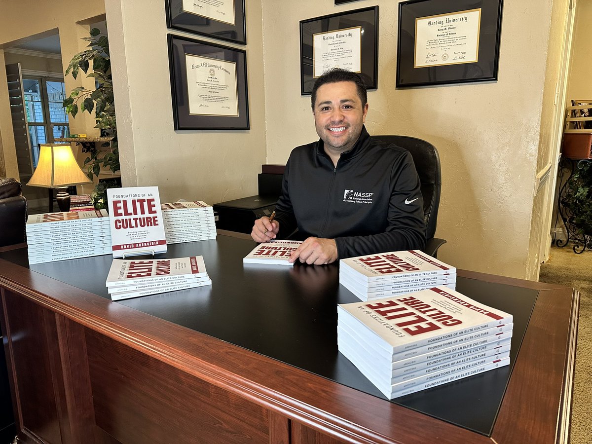 Just signed a new shipment of copies of 'Foundations of an Elite Culture' heading out across the country today! Get your copy today at ConnectEDD.org #BeElite