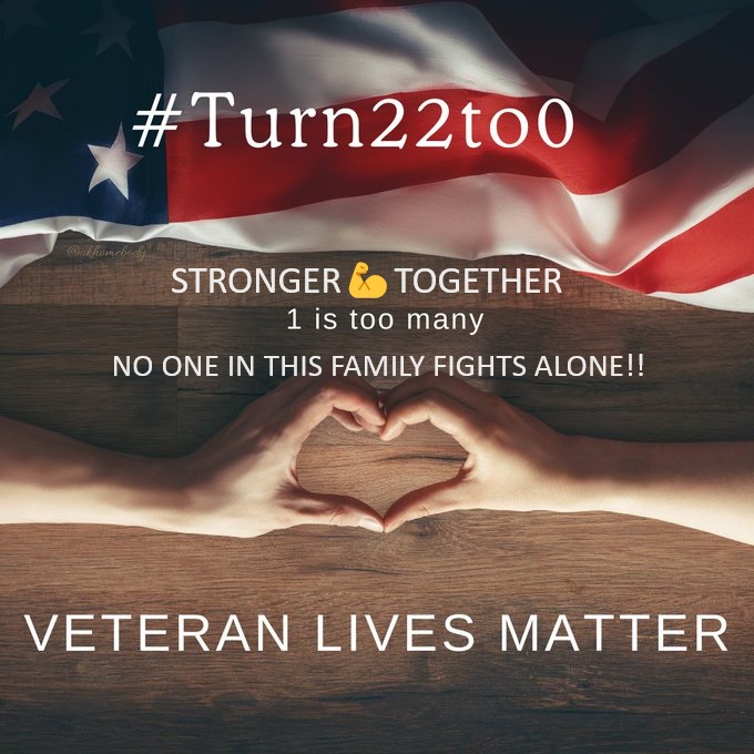 @okhomebody @Bpup501 @Viatorc @jawjaboy71 @Echo_5_Delta @bayou_barry @Sarge17157120 @Geeky_Redneck @RetiredUSN_USPS @viking_duane 🇺🇸👊Stronger💪Together👊🇺🇸 A simple 'Repost' helps us to reach more Veterans🙏 Only together can we #EndVeteranSuicide 💪🇺🇸 🇺🇸 #BuddyChecksMatter 🇺🇸 Hope everyone has a good day🙏 Always reach out first. Together we can #turn22to0 💪🇺🇸 🇺🇸 🇺🇸🟢TY Charyl for #Buddy ✅👊🇺🇸