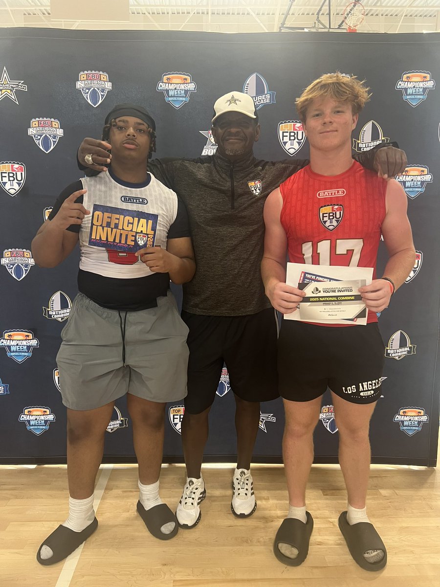 Had a great time today at <a href="/FBU_RDU/">FBU Raleigh - Durham</a> camp, Blessed to receive a invite to the 2025 national combine. <a href="/RRACKLEY9/">Coach Ranier (Rack) Rackley</a> <a href="/mpholderman/">Mike Holderman</a> <a href="/RamsFootballNC/">Rolesville Rams Football</a> <a href="/TaylorBooze43/">Taylor Booze</a> <a href="/FBUcamp/">Football University</a>