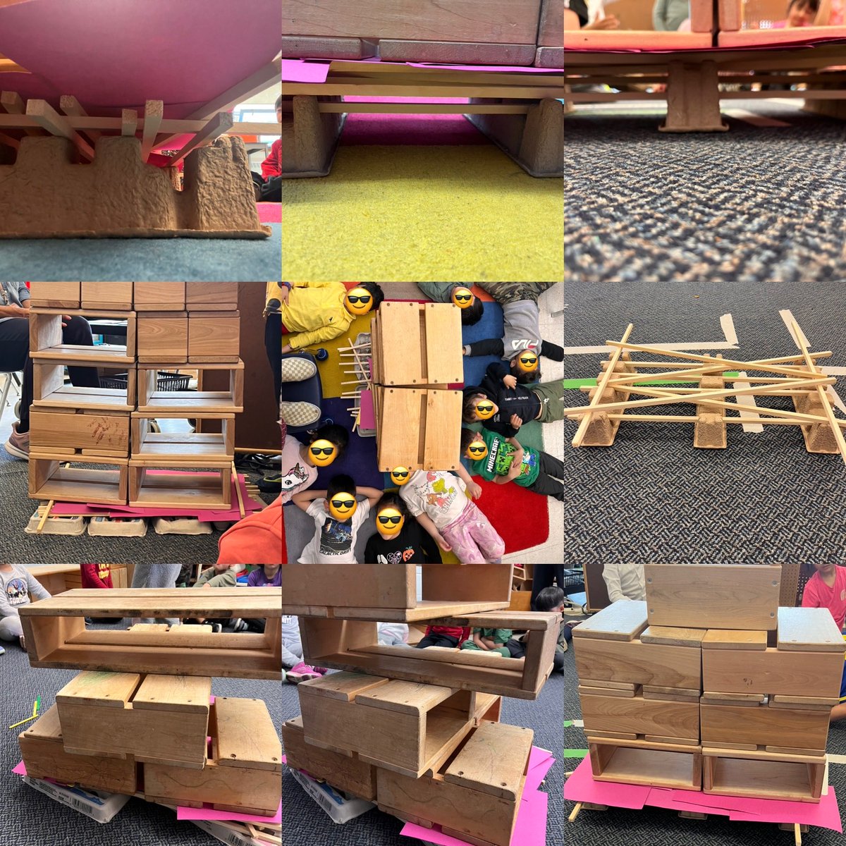 Building from prior knowledge &amp; a previous activity of building strong structures, ⁦<a href="/TDSB_Grenoble/">Grenoble Public School</a>⁩ kindergarten Ss use different materials to test a new structure! ⁦⁦@LN10Alvarez⁩
<a href="/LC2_TDSB/">Learning Centre 2</a>⁩ ⁦<a href="/TDSB_STEM/">TDSB STEM K-12</a>⁩
#experiment #iteration #STEAM #engineering #STEM