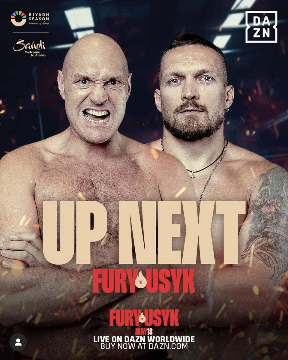 Fury vs Usyk. Oya pick a winner.
For me I would go for Fury Oooooo!!!!!.
Pick a winner and why!!!!
Let’s go