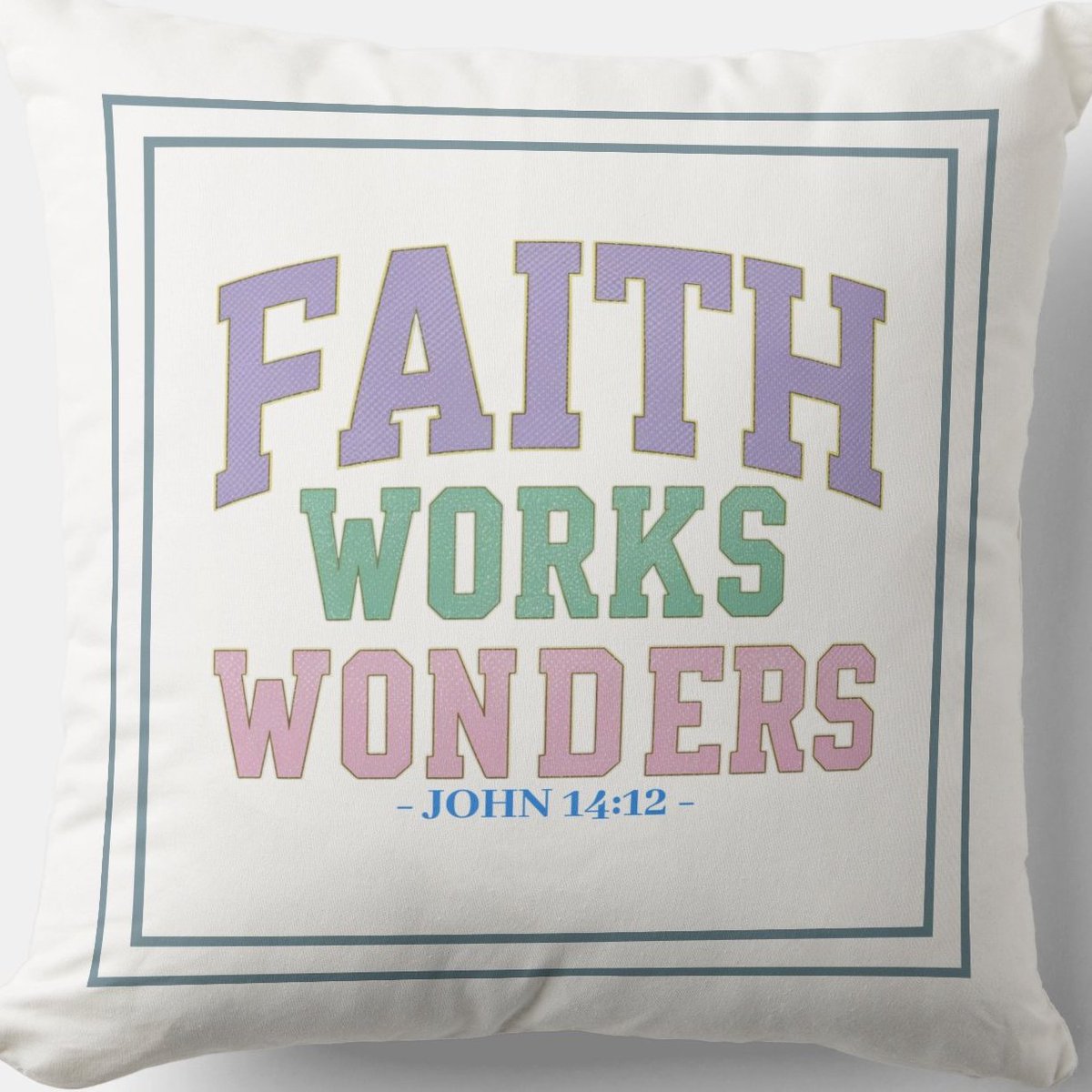 Faith Works Wonders #Cushion zazzle.com/faith_works_wo… Unlocking #Miracles #Pillow #Blessing #JesusChrist #JesusSaves #Jesus #christian #spiritual #Homedecoration #uniquegift #giftideas #prayers #giftformom #giftidea #HolySpirit #pillows #giftshop #giftsforher #giftsformom #faith