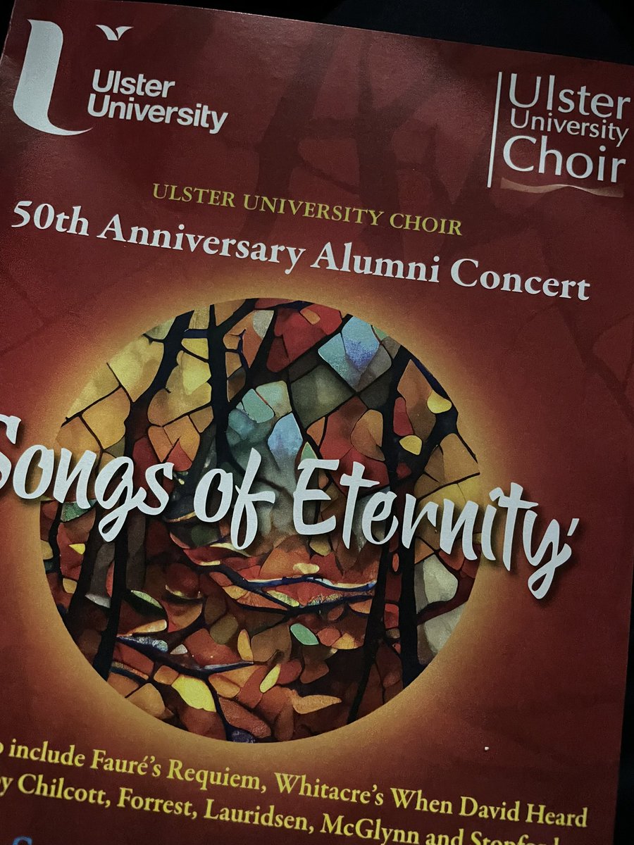 An incredible evening of choral celebration in @ClonardMBelfast to mark 50 years of the awesome @UlsterUni Choir. Current students were joined by 60+ Alumni for this unique occasion. Congratulations to all involved. Comhghairdeas! 👏 🎶