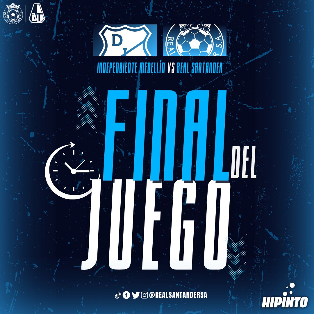 Final del compromiso en el Metropolitano de Itagüí 🏟️

DIM 3-1 Real Santander

#UnSueñoReal
🩵🤍⚽️

🫱🏼‍🫲🏽 <a href="/cdtolimafem/">Club Deportes Tolima Femenino.</a>