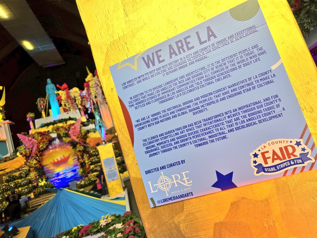 MouseInfo's tweet photo. "We Are LA" is the theme for this year's Flower and Garden exposition #LACF https://t.co/lDcgaFAt3e