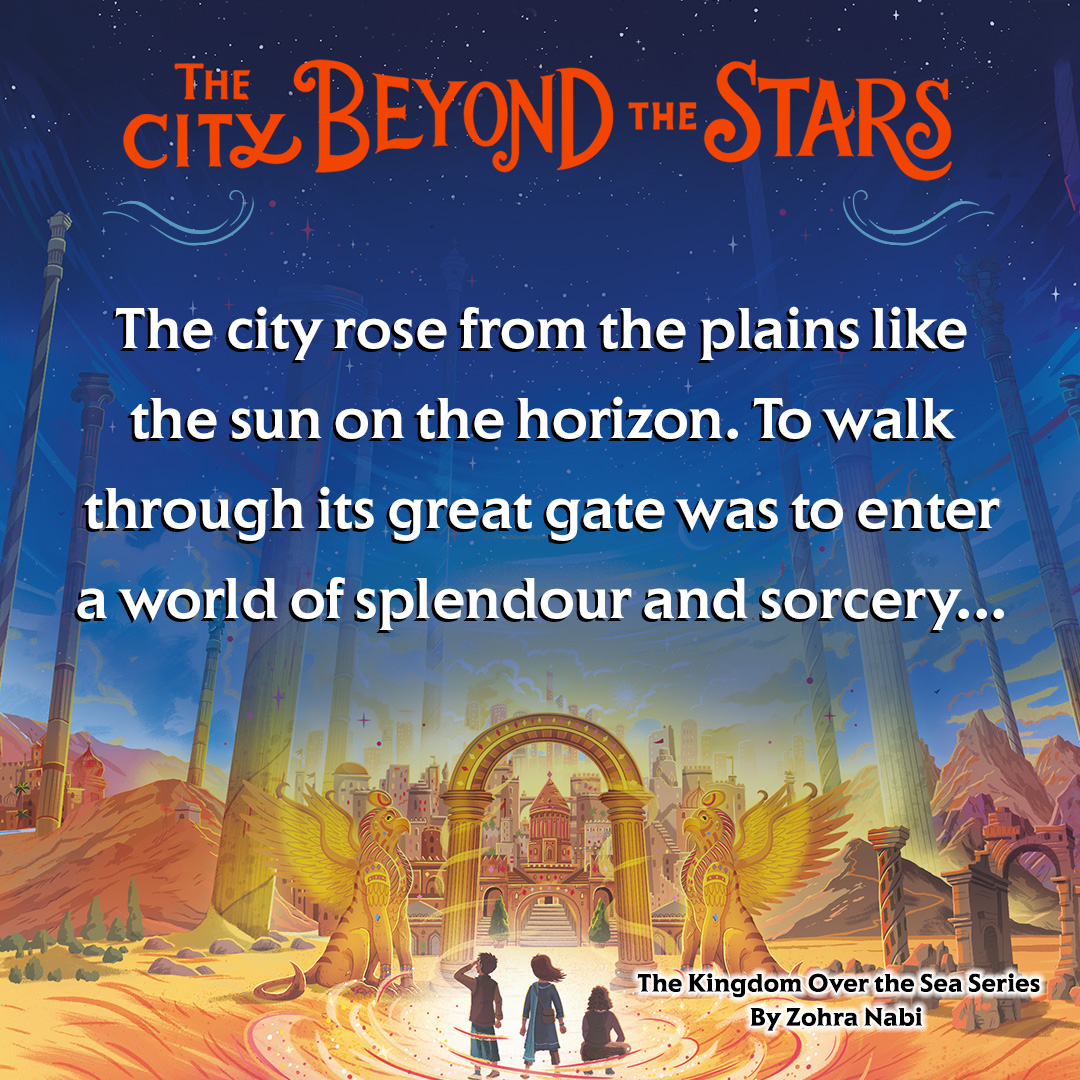 In the captivating middle grade sequel, #TheCityBeyondtheStars by @Zohra3Nabi, Yara and her friends change the fate of the kingdom and their magic forever.