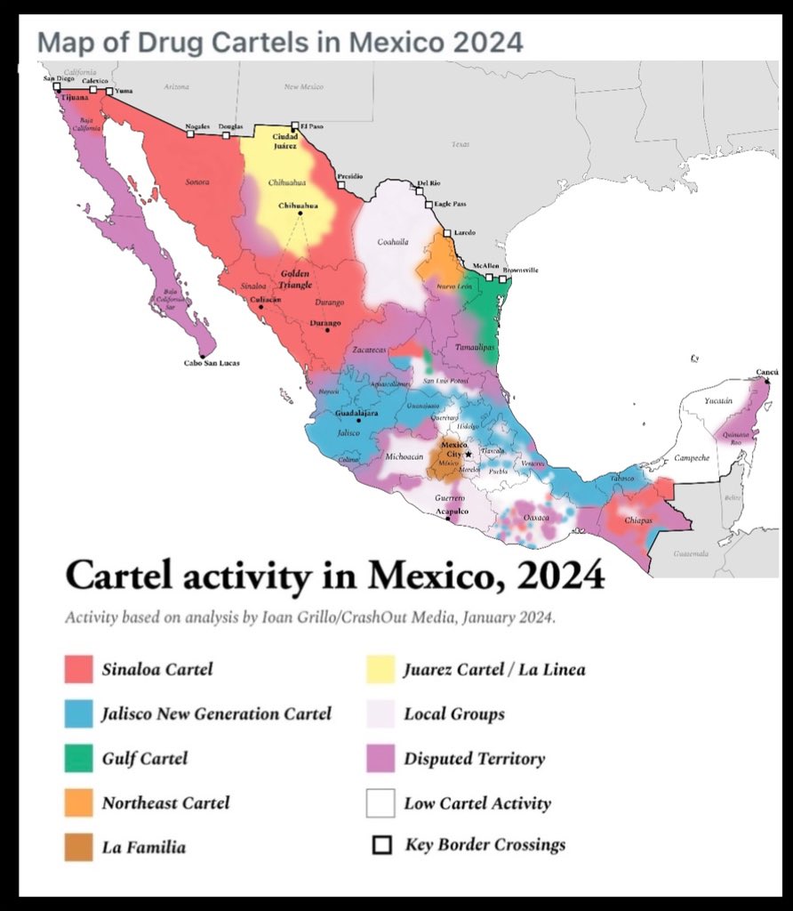 🚨CLOSE THE DAMN BORDER🚨 📢 Anyone want to guess how many illegals with ties to a Mexican Drug Cartel entered the US under Biden’s open border policy?