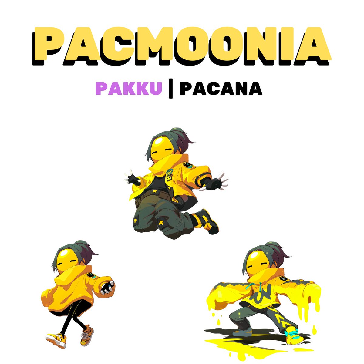 Anime Update #2 <a href="/pacmoon_/">Pacmoon</a> 

Meet Pakku!
Pakku is seen as a symbol of peace in society and tries to build a bridge between Pacmoons and humans. 
She embraces values such as honesty, courage, and resilience, and becomes an advocate for justice in the community. 

⏭️Who is Pacana?⏳