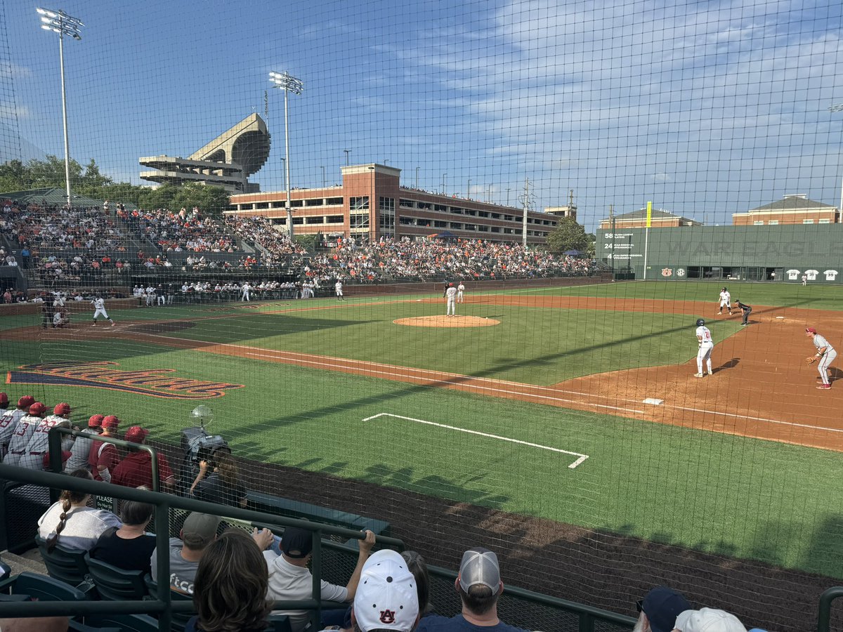 #wareagle #auburnbaseball #gotigers Game 3 of the rivalry.