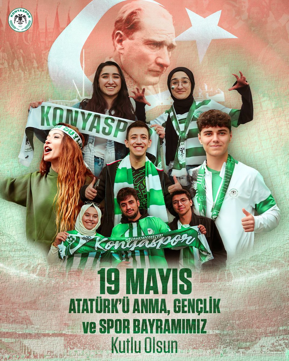 🇹🇷 #19Mayıs Atatürk’ü Anma, Gençlik ve Spor Bayramımız kutlu olsun.