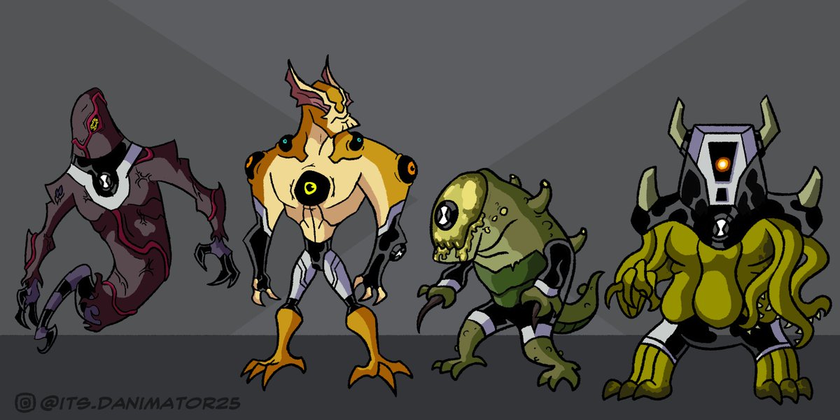 Random Alien Redesigns Part 5
——
#ben10