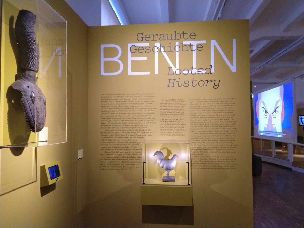 Used a Hamburg stopover today to finally go see the 'Benin Bronzes' exhibition at MARKK Museum, which I found quite impressive. Sad reason I was still able to do so is obviously that restitution has still not been completed
