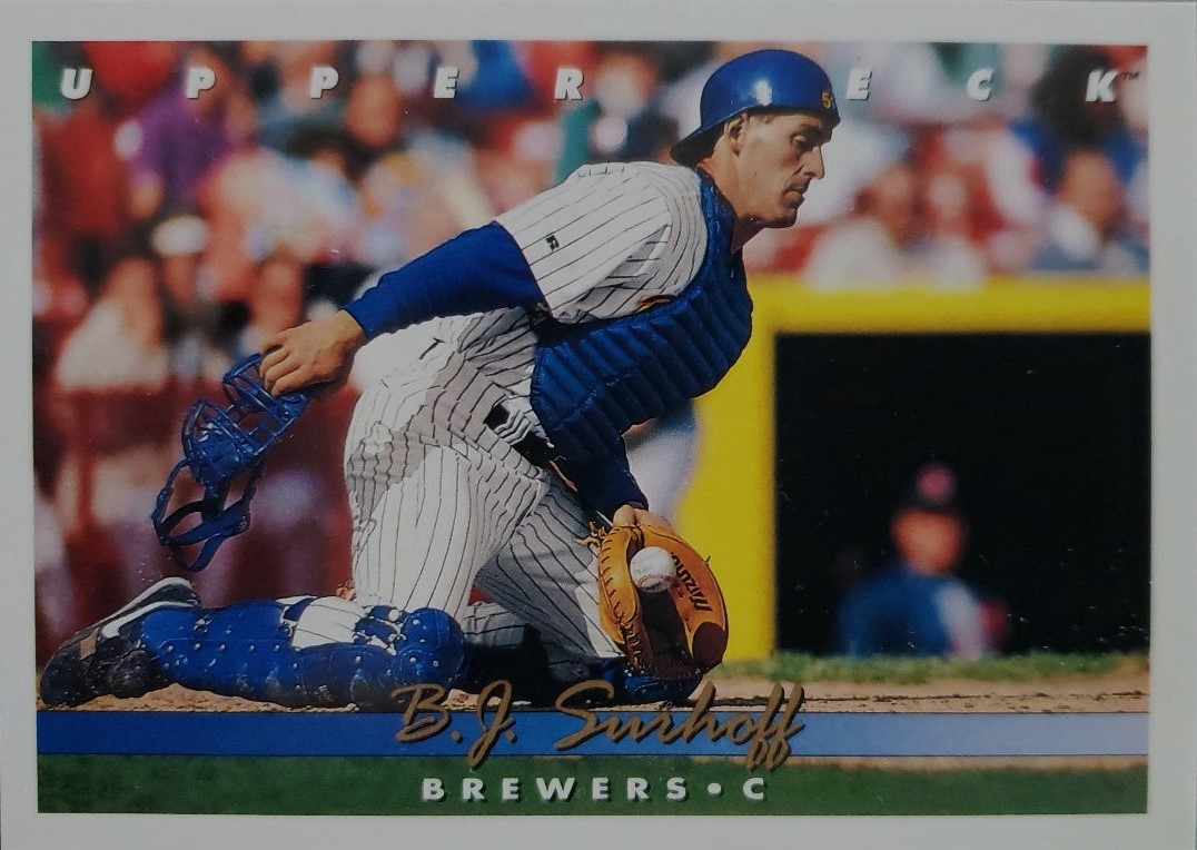 New 1993 Upper Deck blog post: '102 - B.J. Surhoff, Brewers, C' 93ud.blogspot.com/2024/05/102-bj…