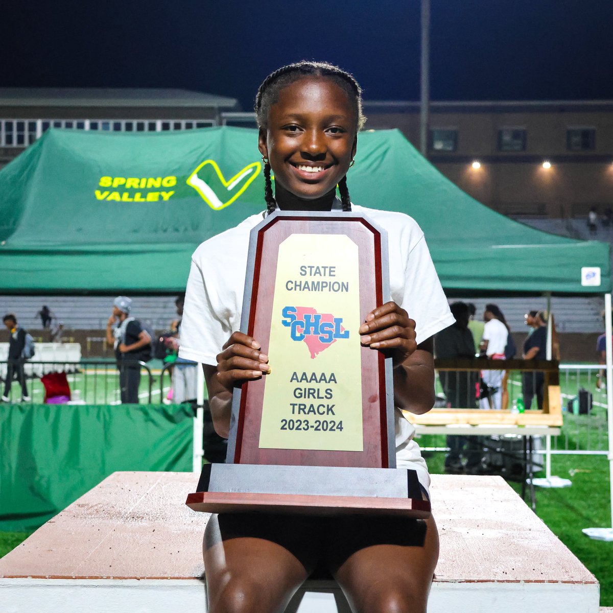 Congratulations to Cailyn Dawson for being a part of the 5A Track and Field State Championship team from @BlythewoodTFXC #WeWIN